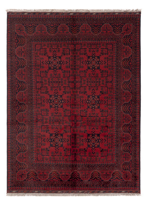 Afghan Teppich - Kunduz - 200 x 145 cm - rot