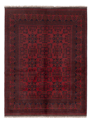 Afghan Teppich - Kunduz - 200 x 152 cm - rot