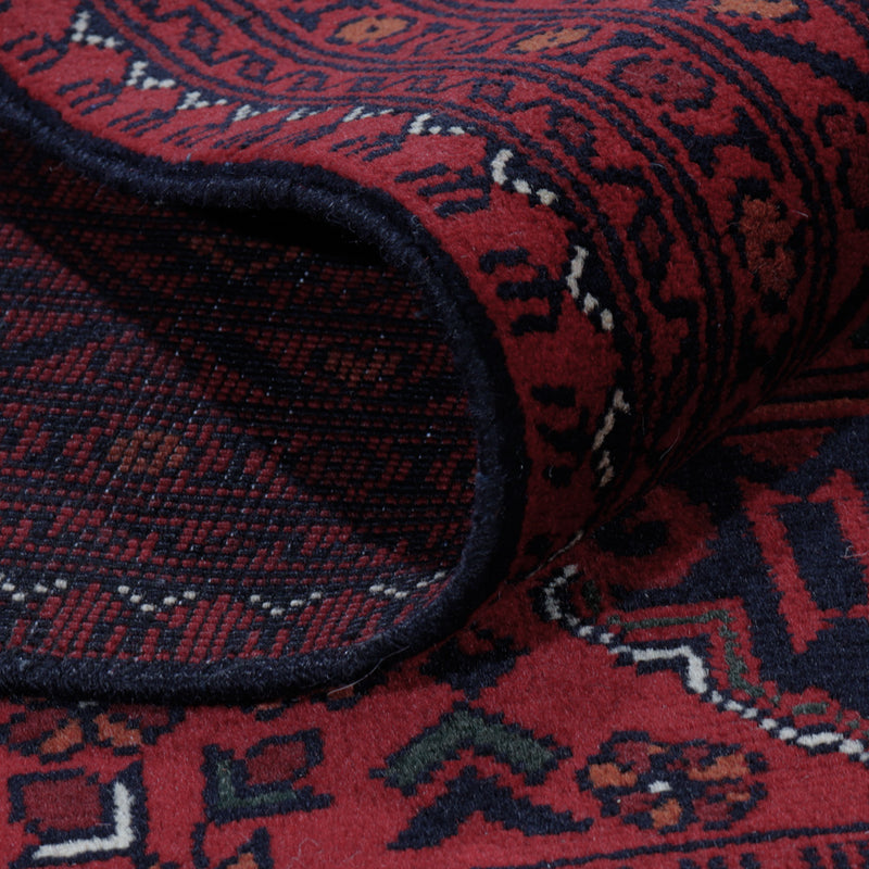 Afghan Teppich - Kunduz - Royal - 203 x 150 cm - rot