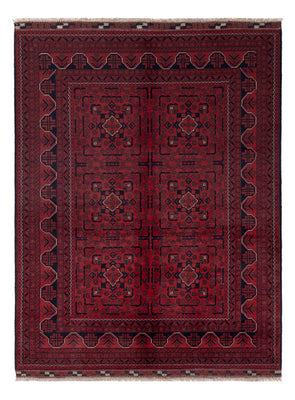 Afghan Teppich - Kunduz - Royal - 199 x 150 cm - rot