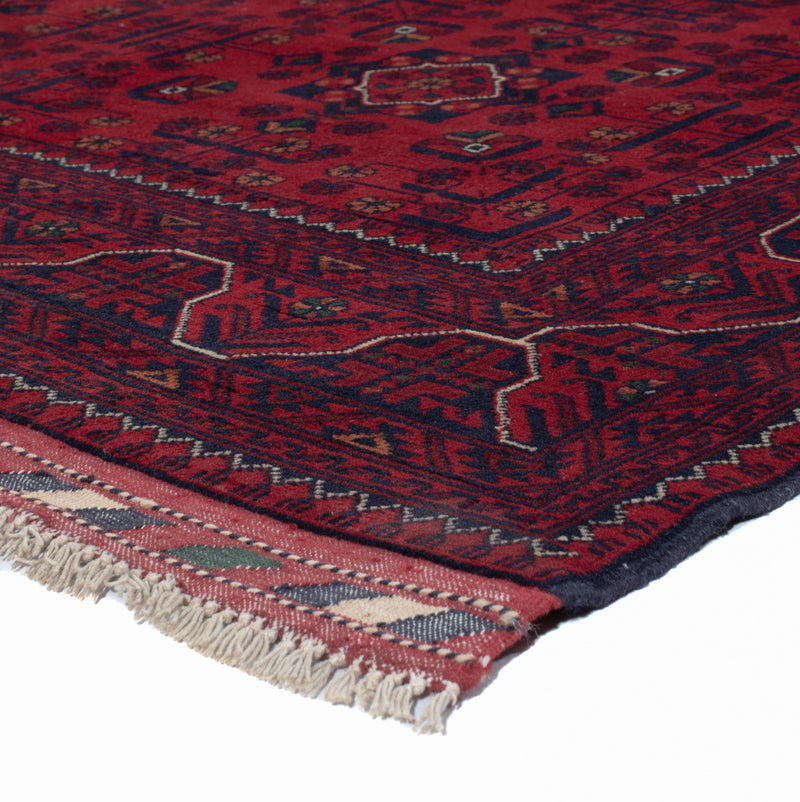 Afghan Teppich - Kunduz - Royal - 195 x 153 cm - rot
