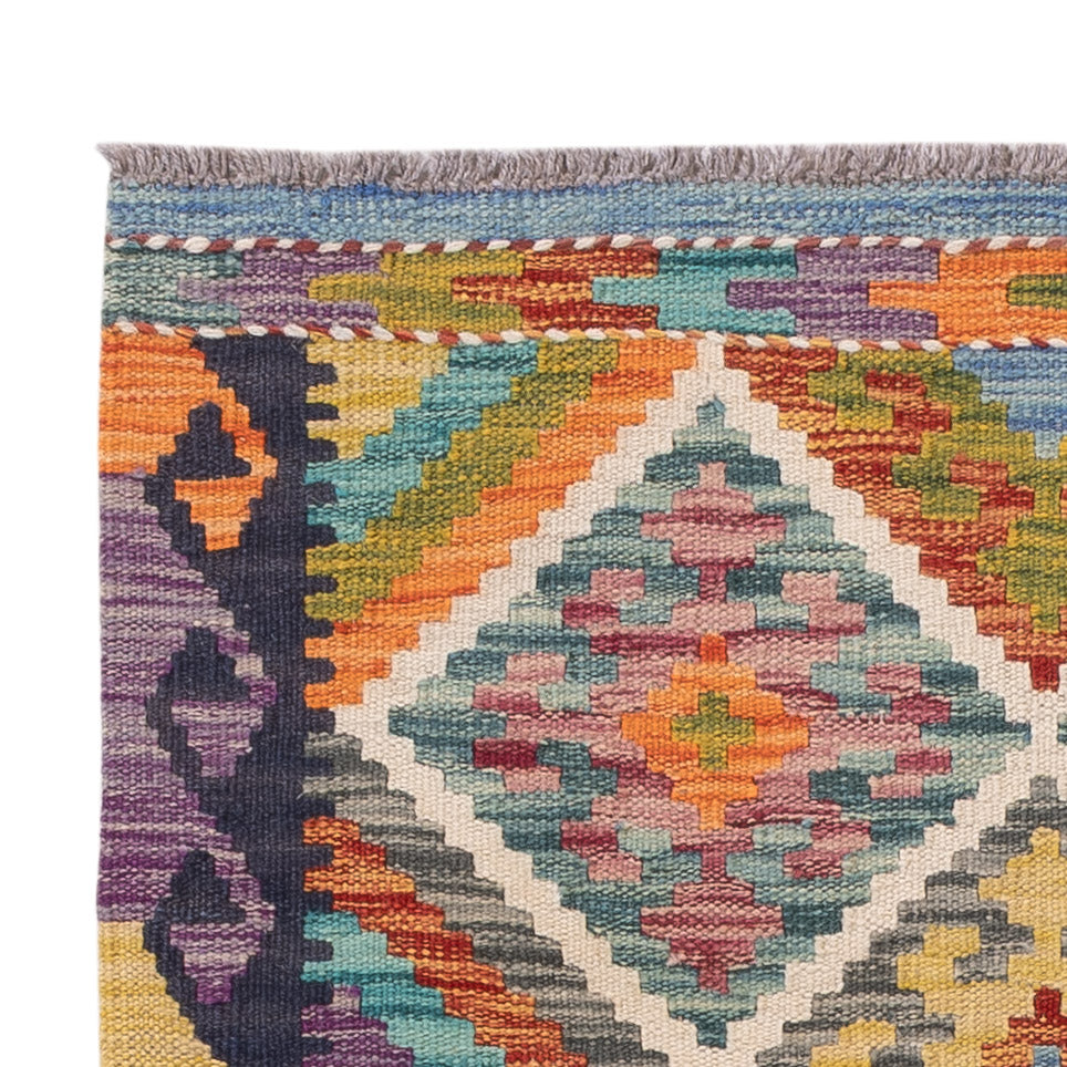 Kilim Maimana Tappeto 122x81cm - Tappeto di lana
