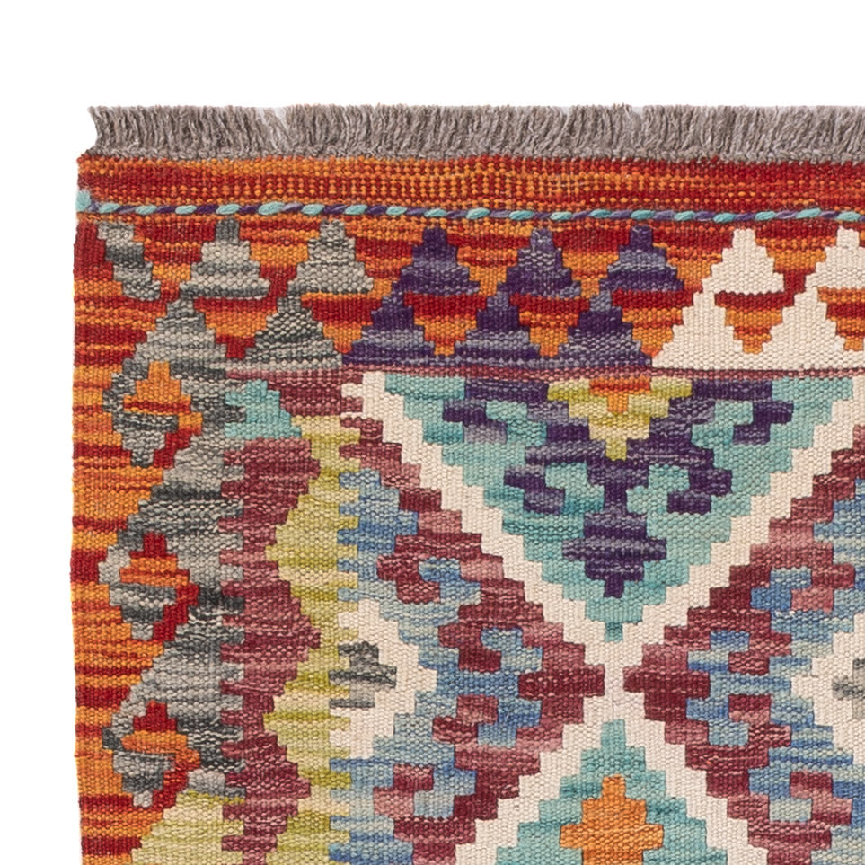 Kilim Maimana Tappeto 122x81cm - Tappeto di lana
