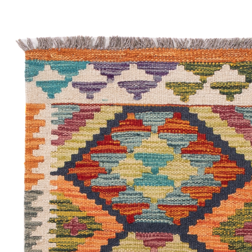 Kilim Maimana Tappeto 130x83cm - Tappeto di lana