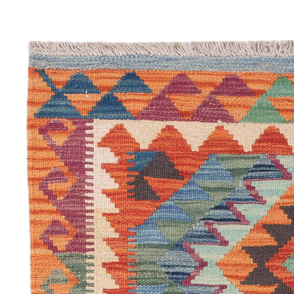 Kilim Maimana Tappeto 125x81cm - Tappeto di lana