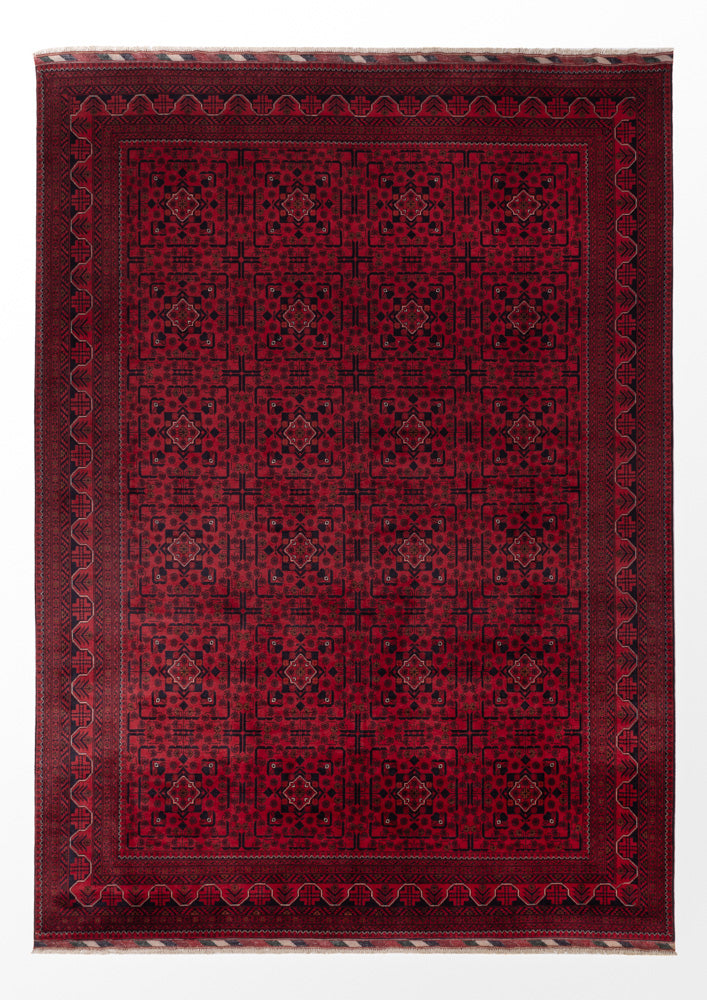 Afghan Teppich - Kunduz - Royal - 348 x 251 cm - rot