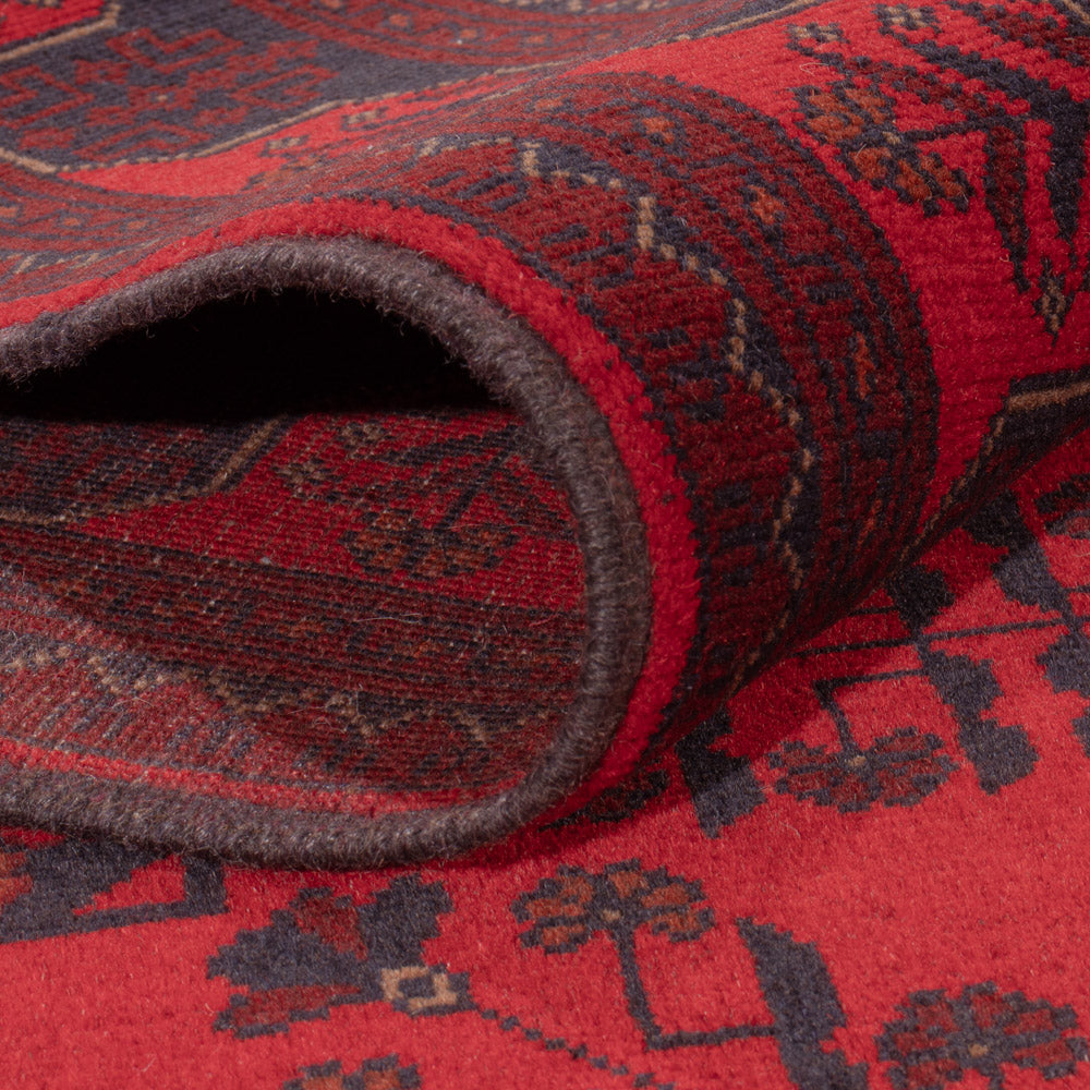 Afghan Teppich - Kunduz - 243 x 173 cm - rot