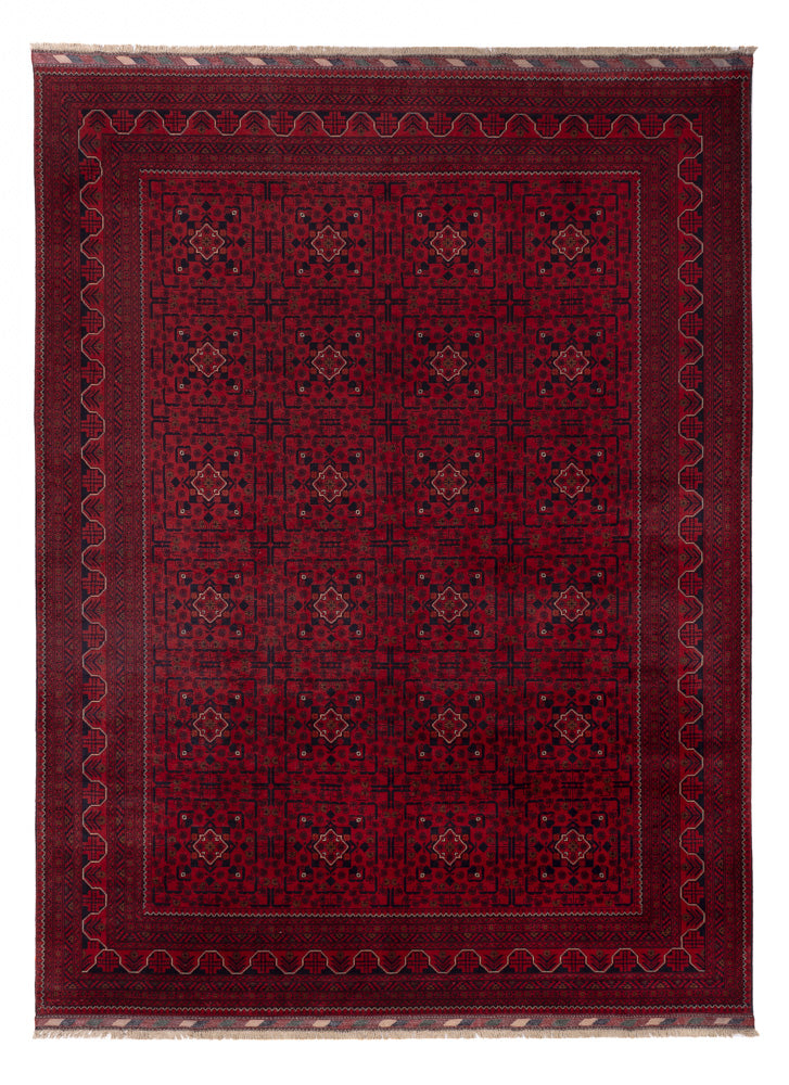 Afghan Teppich - Kunduz - 347 x 254 cm - rot