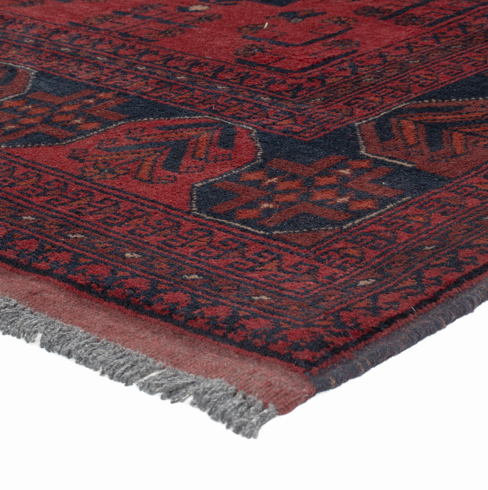 Afghan Teppich - Kunduz - 203 x 154 cm - rot