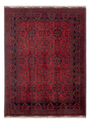Afghan Teppich - Kunduz - 196 x 148 cm - rot