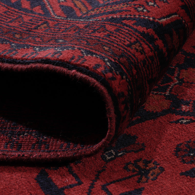 Afghan Teppich - Kunduz - 196 x 150 cm - rot