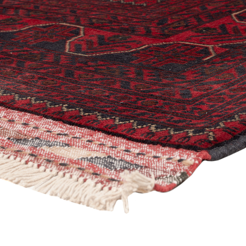 Afghan Teppich - Kunduz - 350 x 251 cm - rot