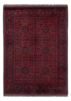 Afghan Teppich - Kunduz - 202 x 146 cm - rot