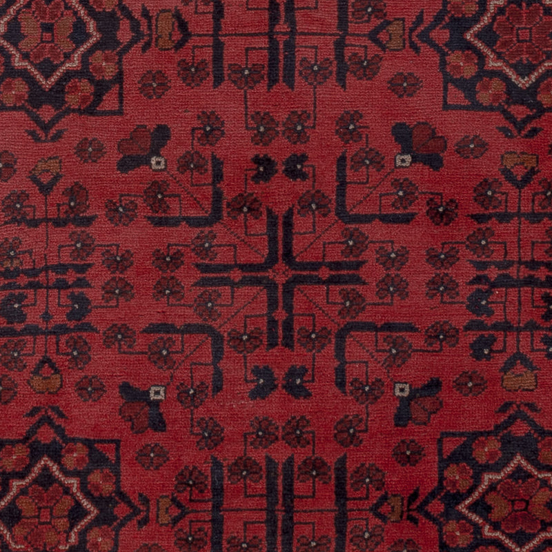 Afghan Teppich - Kunduz - 197 x 147 cm - rot