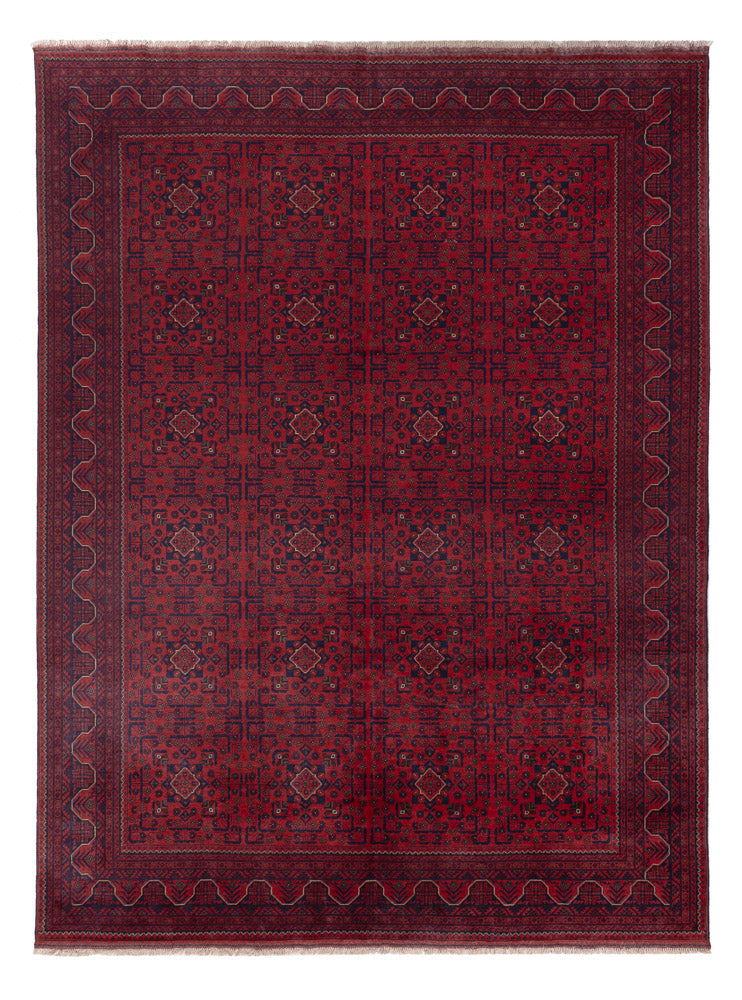 Afghan Teppich - Kunduz - 338 x 246 cm - rot