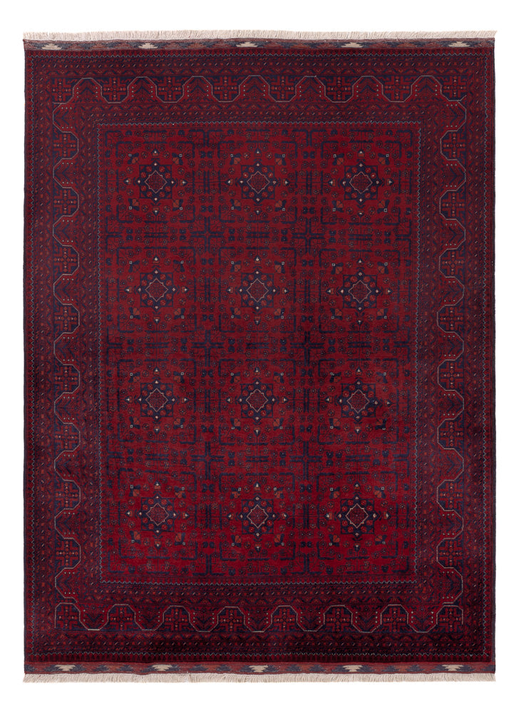 Afghan Teppich - Royal - 197 x 152 cm - rot