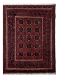 Afghan Teppich - 197 x 151 cm - rot