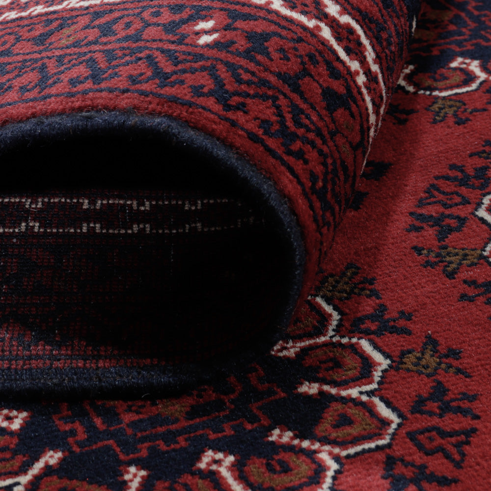 Afghan Teppich - 197 x 151 cm - rot