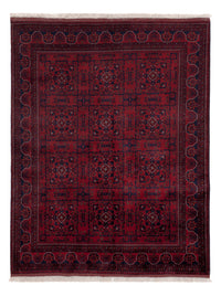 Afghan Teppich - Royal - 195 x 151 cm - rot