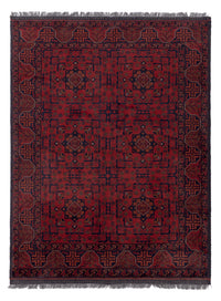 Afghan Teppich - Kunduz - 193 x 149 cm - rot