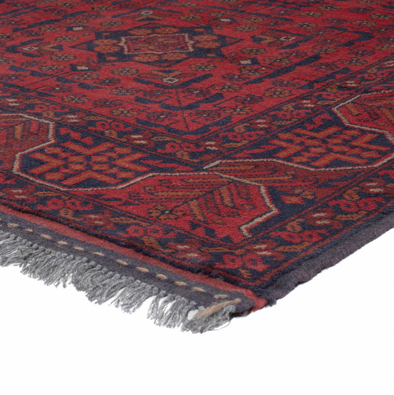 Afghan Teppich - Kunduz - 193 x 149 cm - rot