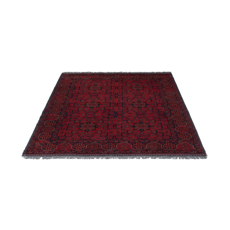 Afghan Teppich - Kunduz - 193 x 149 cm - rot