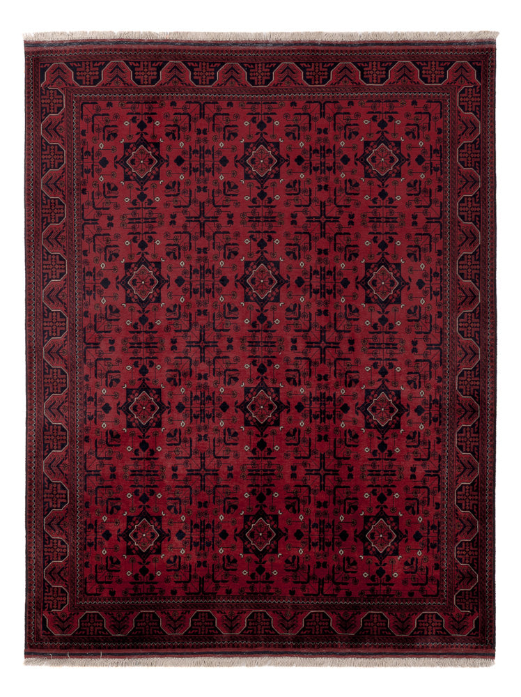 Afghan Teppich - Royal - 193 x 149 cm - rot