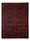 Tappeto afgano 149x196cm - Tappeto orientale - rosso - Rettangolo / Rosso / 149 x 196 cm Rettangolo