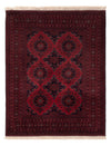 Tapis afghan 154x196cm - Tapis oriental - rouge - Rectangle / Rouge / 154 x 196 cm Rectangle