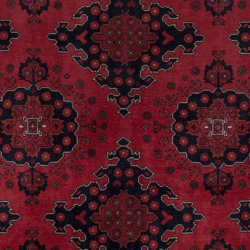 Afghan Teppich - Royal - 196 x 154 cm - rot