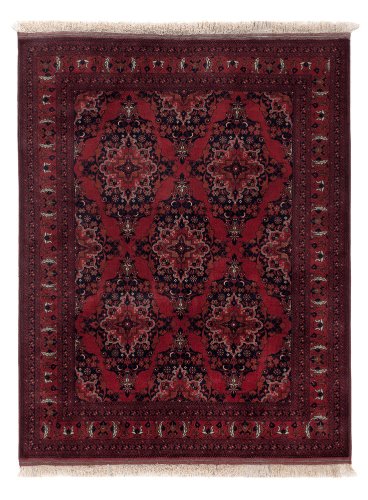 Afghan Teppich - Royal - 196 x 146 cm - rot