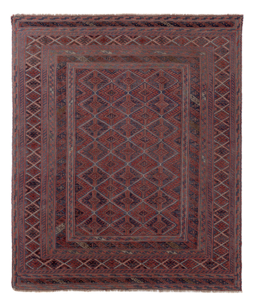Kelim Teppich - Oriental - 186 x 152 cm - mehrfarbig
