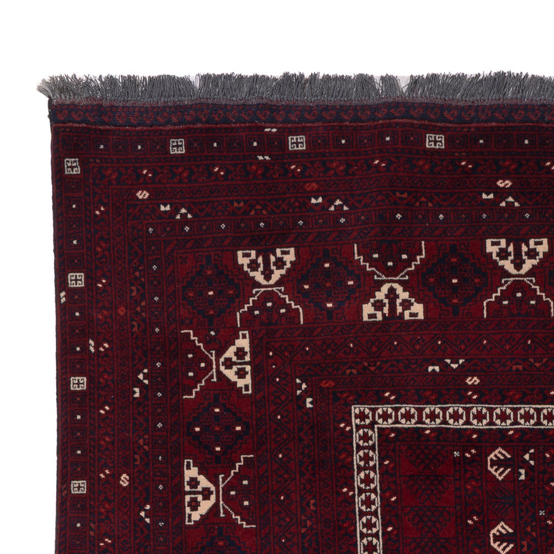 Afghan Teppich - 258 x 159 cm - rot