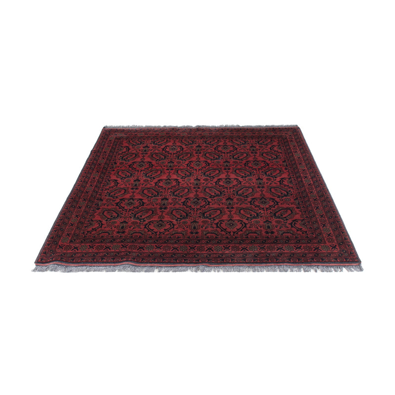 Afghan Teppich - Kunduz - 197 x 150 cm - rot