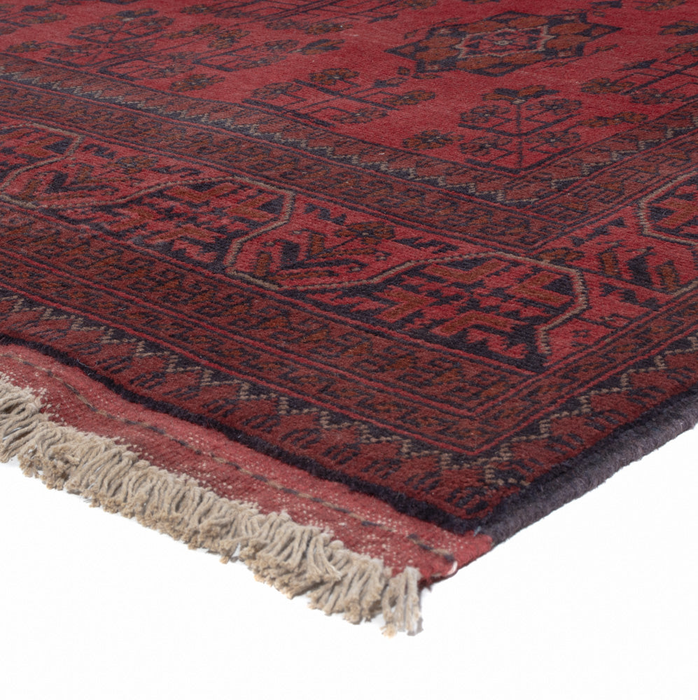 Afghan Teppich - Kunduz - 294 x 195 cm - rot