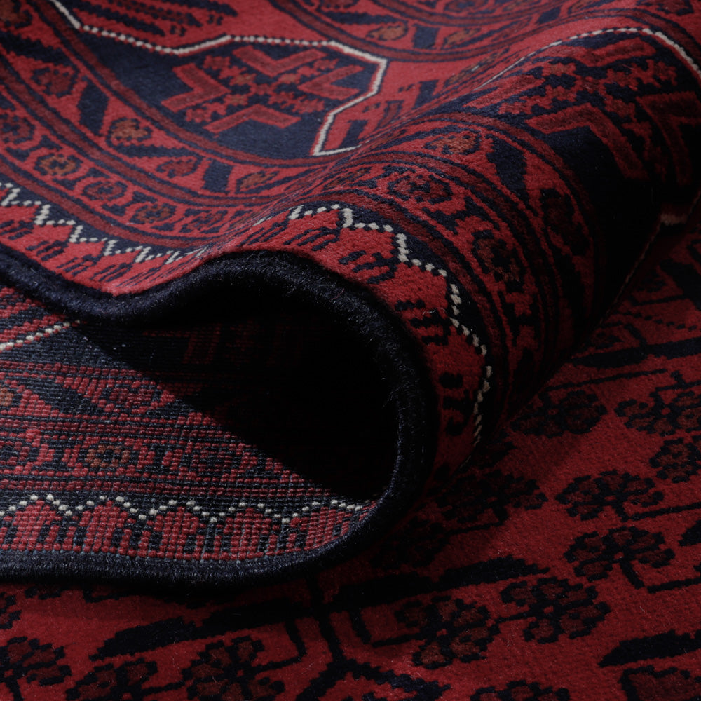 Afghan Teppich - Kunduz - 276 x 199 cm - rot