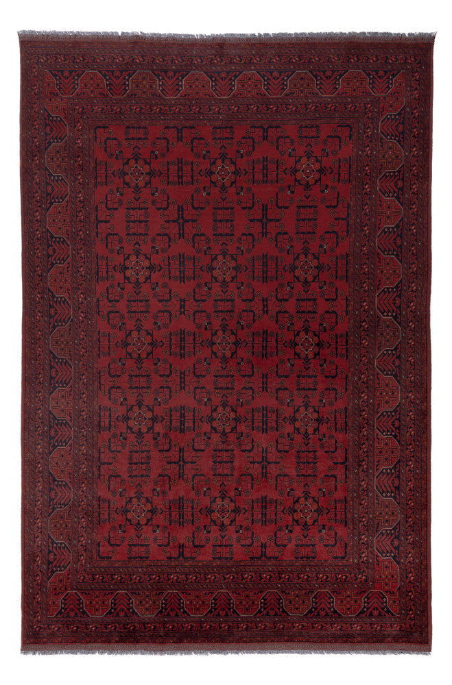 Afghan Teppich - Kunduz - 297 x 200 cm - rot