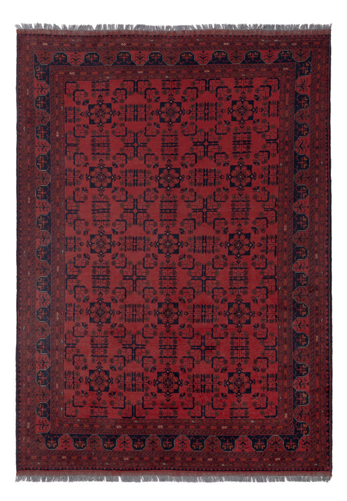 Afghan Teppich - Kunduz - 286 x 199 cm - rot