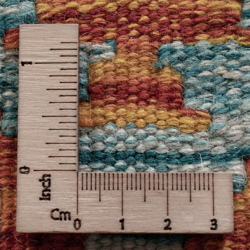 Läufer Kelim - Splash - 203 x 68 cm - mehrfarbig