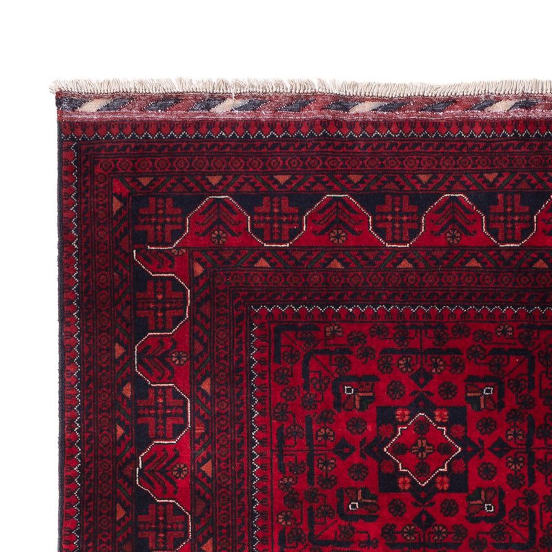 Afghan Teppich - Kunduz - 238 x 168 cm - dunkelrot