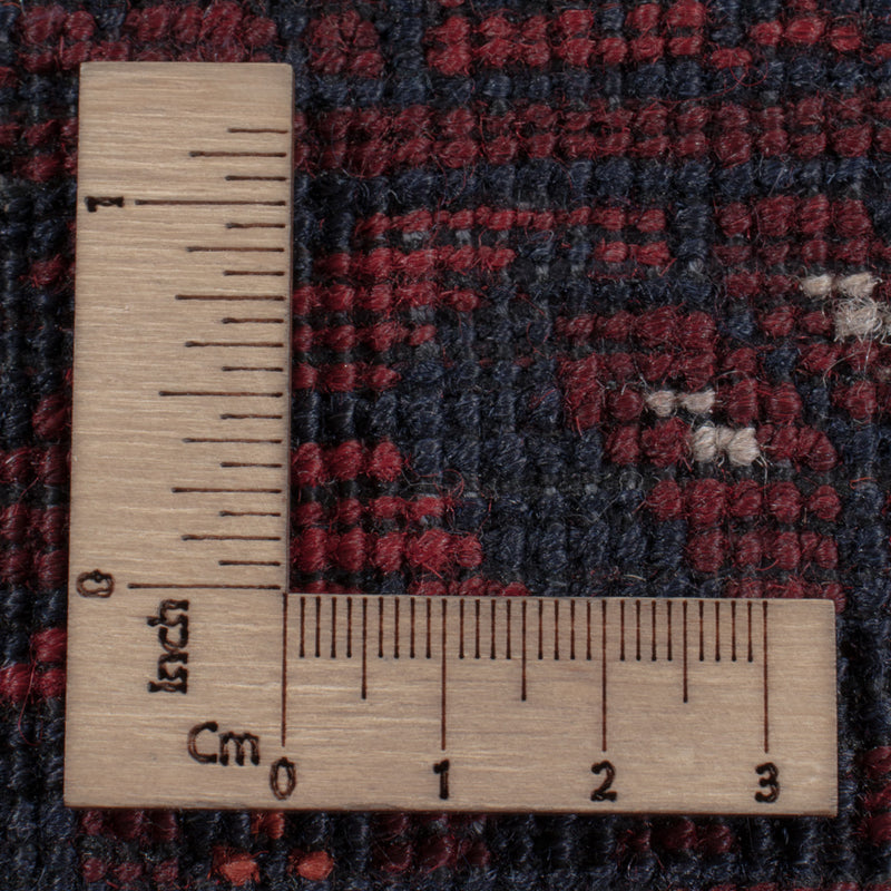 Afghan Teppich - 240 x 152 cm - dunkelrot