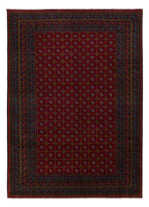 Afghan Teppich - Filpa - 348 x 248 cm - dunkelrot