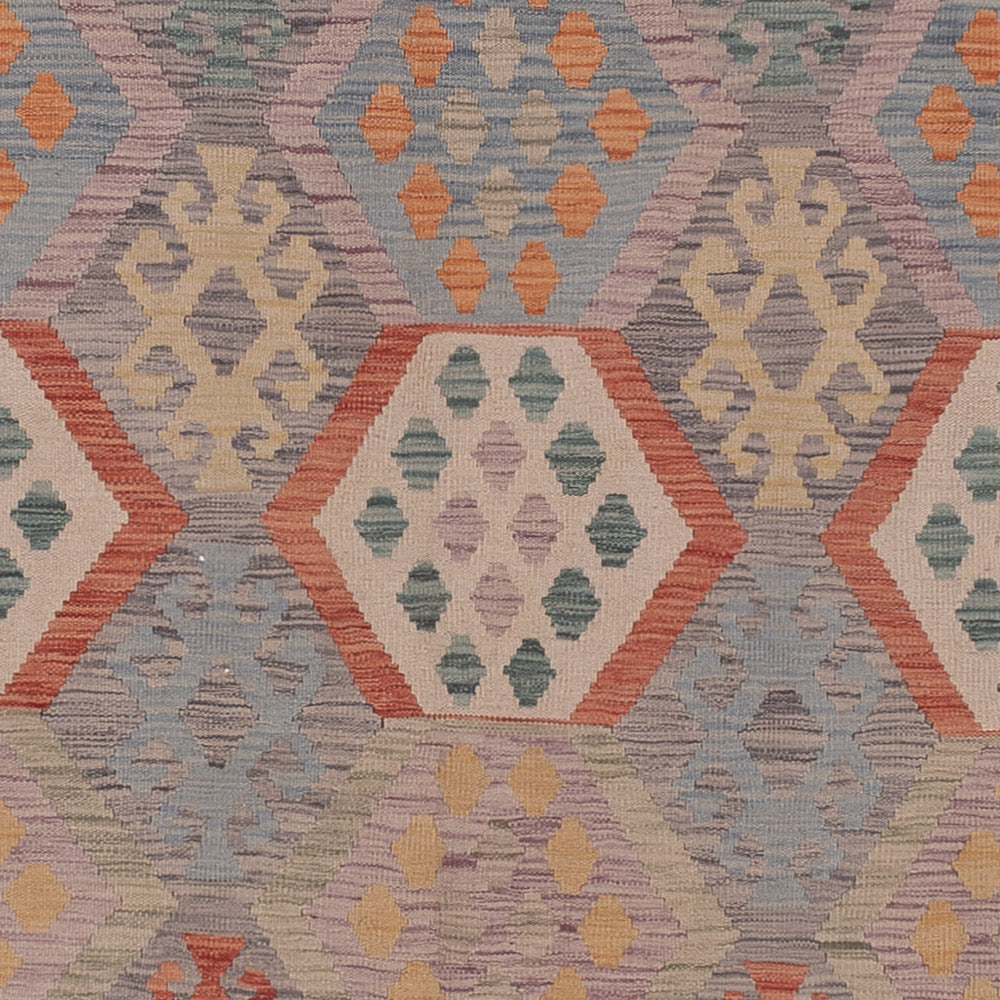 Kelim Teppich - Splash - 380 x 281 cm - mehrfarbig