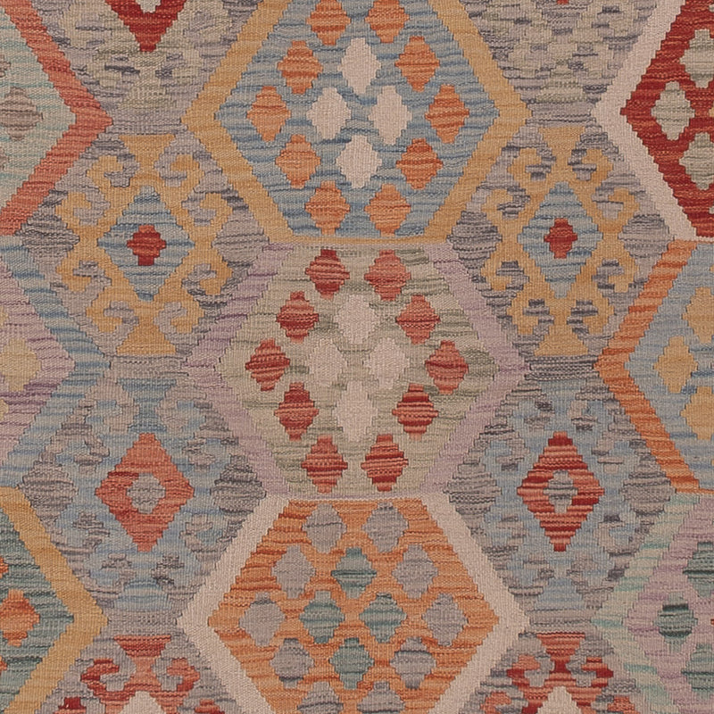 Kelim Teppich - Splash - 367 x 256 cm - mehrfarbig