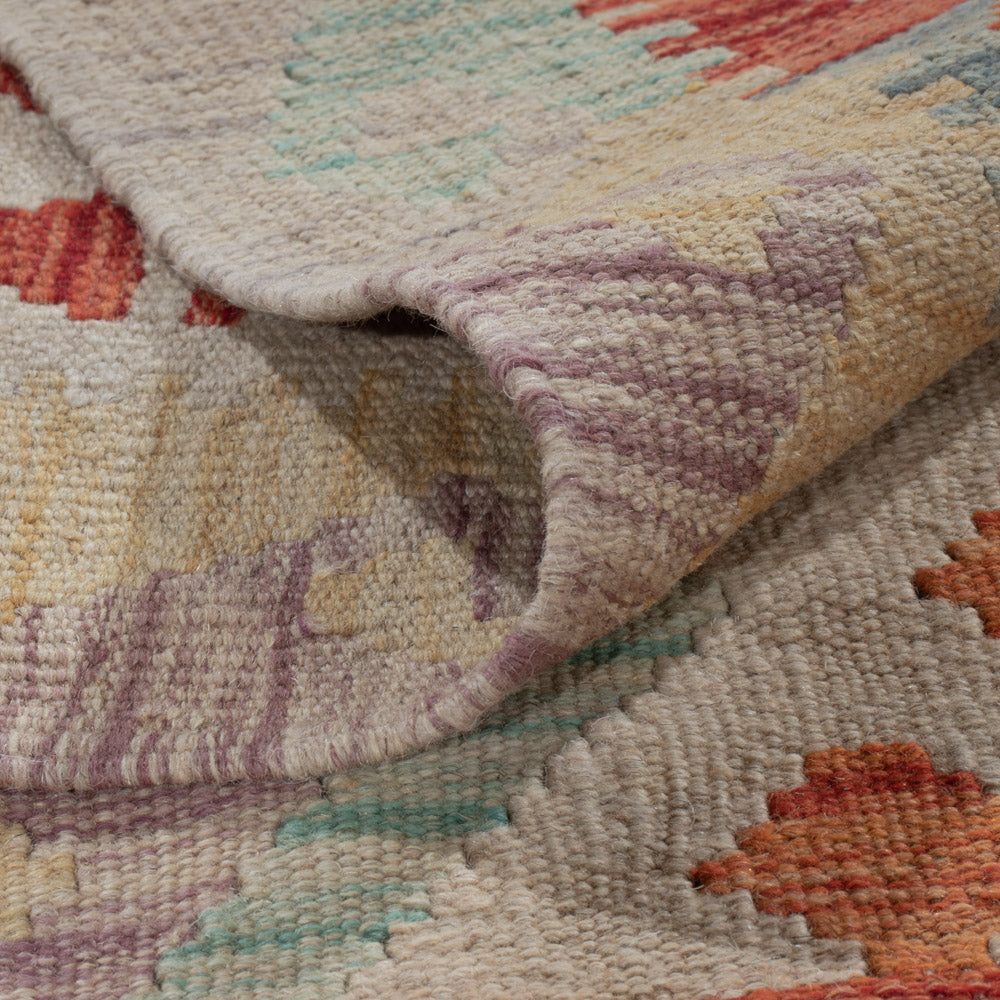 Kelim Teppich - Splash - 287 x 197 cm - mehrfarbig