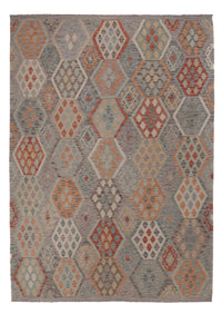 Kelim Teppich - Splash - 292 x 214 cm - mehrfarbig