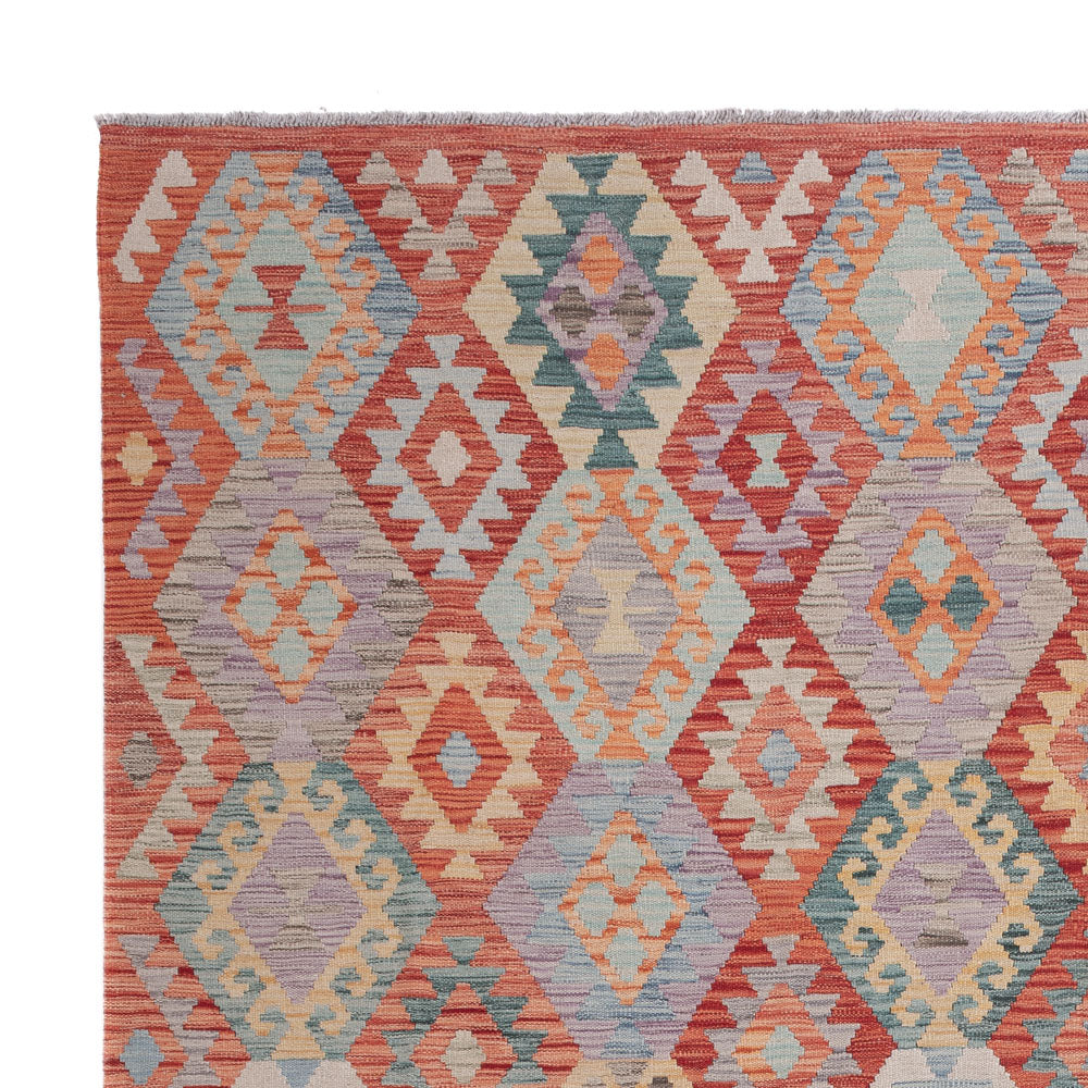 Kelim Teppich - Splash - 305 x 251 cm - mehrfarbig