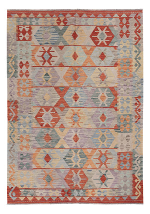 Kelim Teppich - Splash - 235 x 167 cm - mehrfarbig