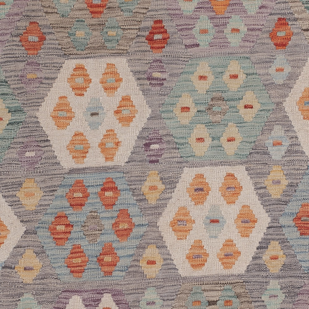 Kelim Teppich - Splash - 242 x 177 cm - mehrfarbig