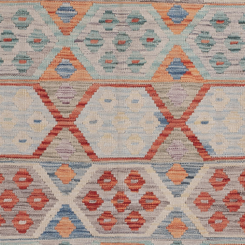 Kelim Teppich - Splash - 244 x 167 cm - mehrfarbig